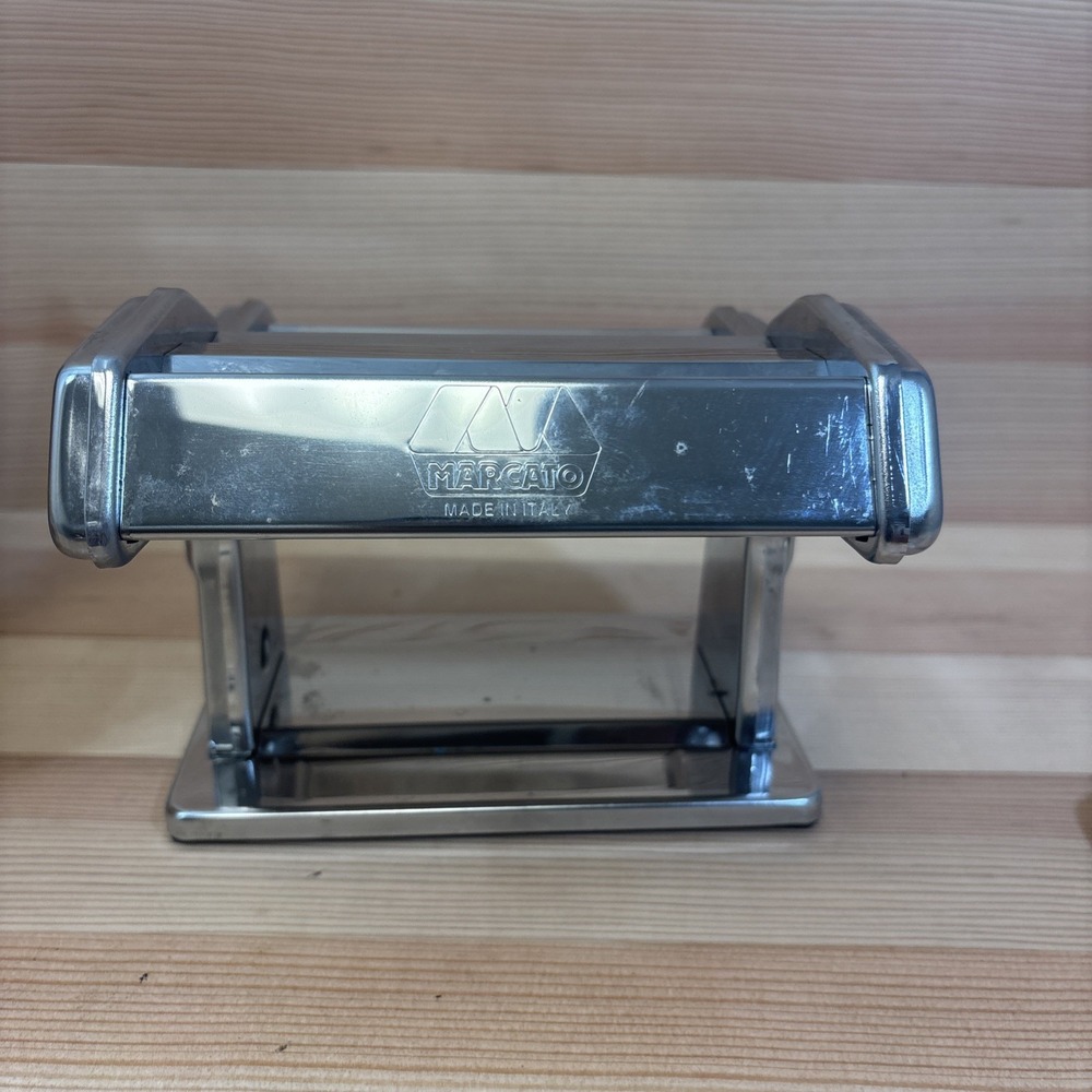 Marcato Atlas 150 Manual Pasta Maker w/ Clamp, Crank & Lasagne/Fettuccine - Picture 13 of 16
